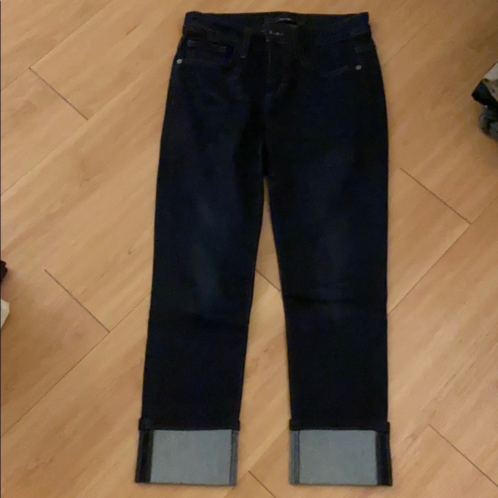 Dark Denim Joe’s Cuffed Jeans